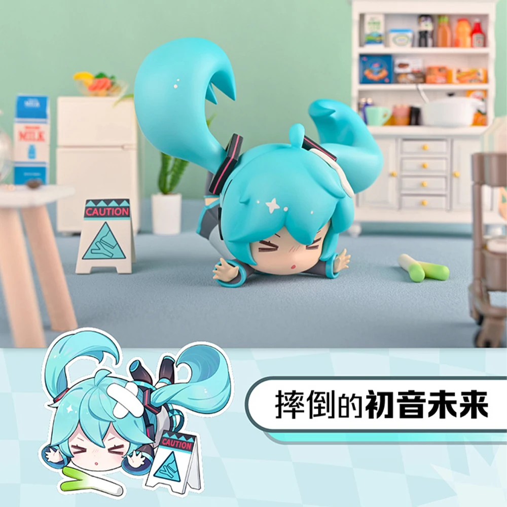 Falling Hatsune Miku Mysterious Box Miku Blind Box VOCALOID Anime Model Girls Fufu Figure Doll Ornaments Action Figurines Toys