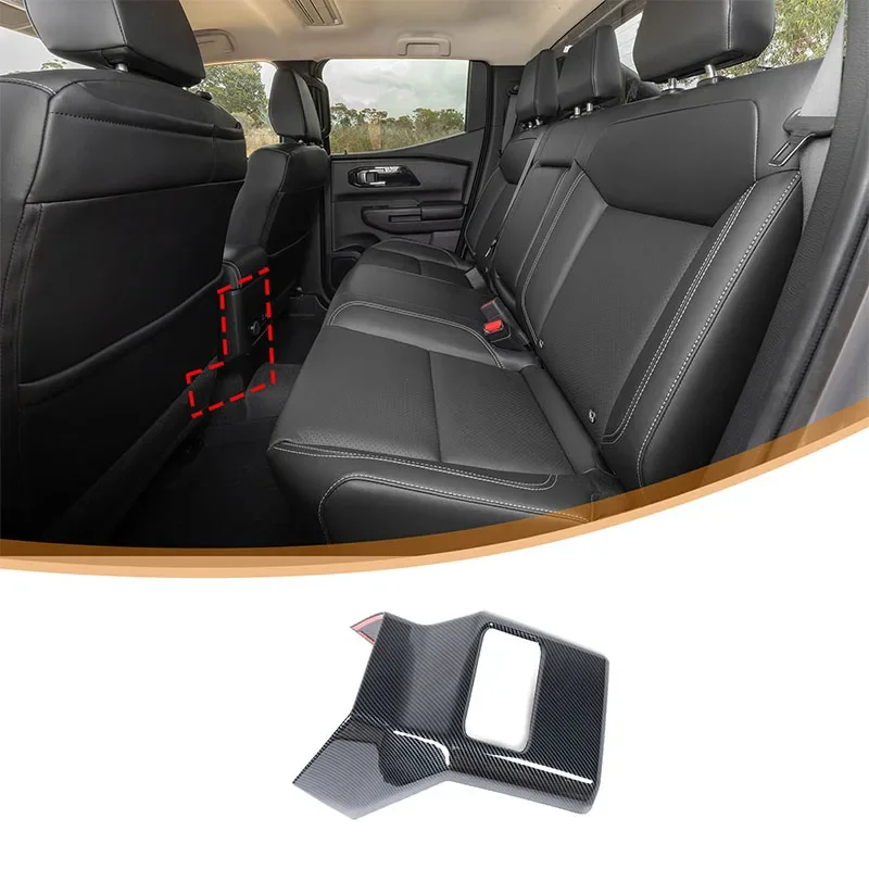 

For Mitsubishi L200 2024 ABS Car Rear Seat Air Condition Vent Outlet Cover Trim Frame Interior Accessories