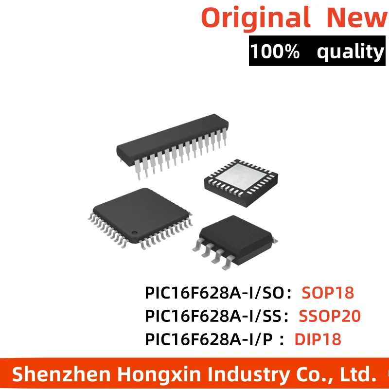 

1PCS PIC16F628A-I/P DIP-18 PIC16F628A PIC16F628 16F628 Flash-Based, 8-Bit CMOS Microcontrollers