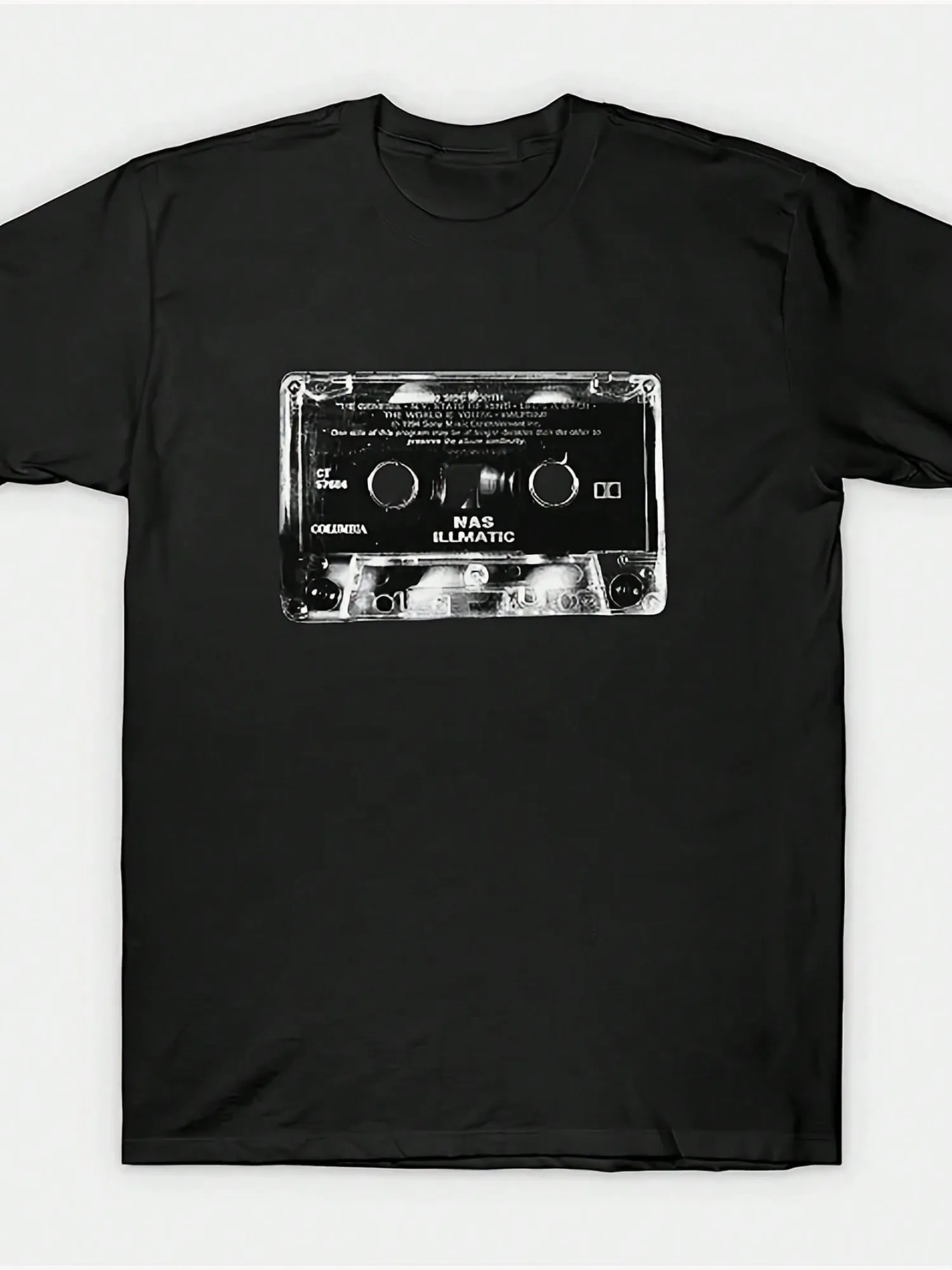 

Nas Illmatic Vintage Cassette Print T Shirt For Men And Boys Premium Quality Casual Short Sleeve