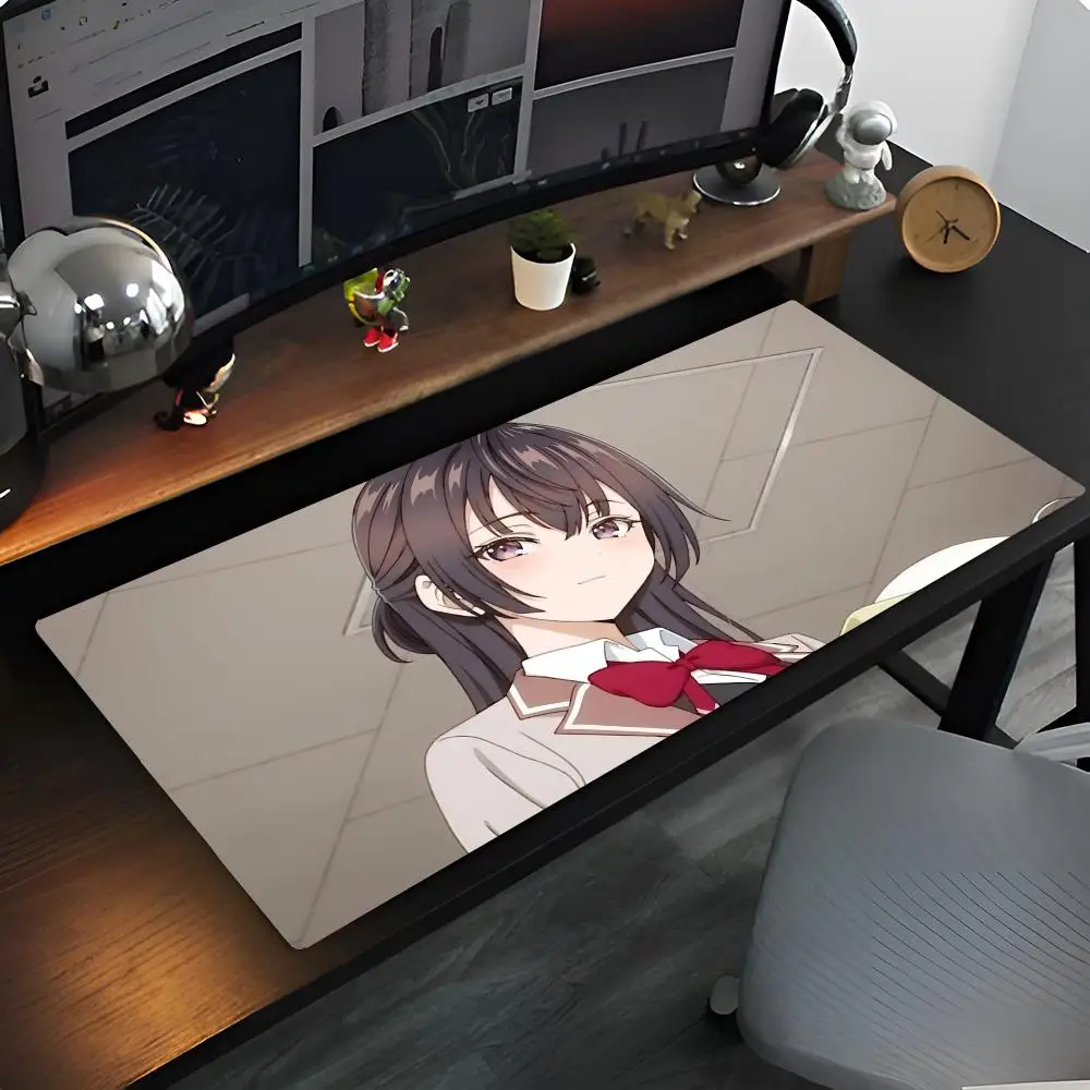 Yuki Suou Mouse Pad Anime game mause pads cs lol XXL Home HD Computer Desk Mats Carpet Gamer Office Laptop Soft Desktop 700X300