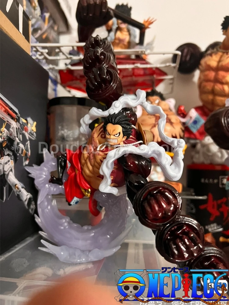 Bandai One Piece Anime Figures Gear 4 Luffy Monkey D Luffy Snake Man Action Figures Model Collection Ornamen Toys Doll Gifts