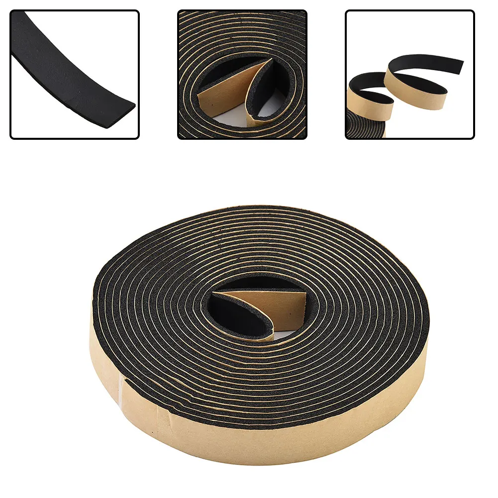 

5M Car Sealing Strip Side Door Glass Seal Weatherstrip Rain Visor Double-Sided Tape For Front/Rear Side Glass Edging