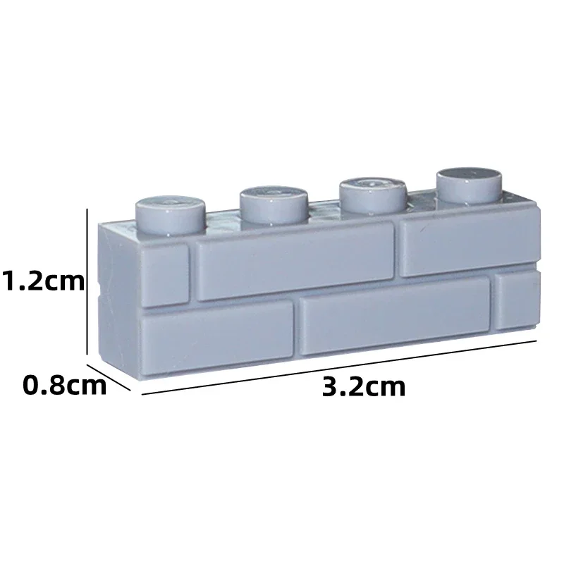 Wall Bricks DIY Building Blocks Figures City MOC Thick Educational Creative Toys for Children Size Compatible with All Brands