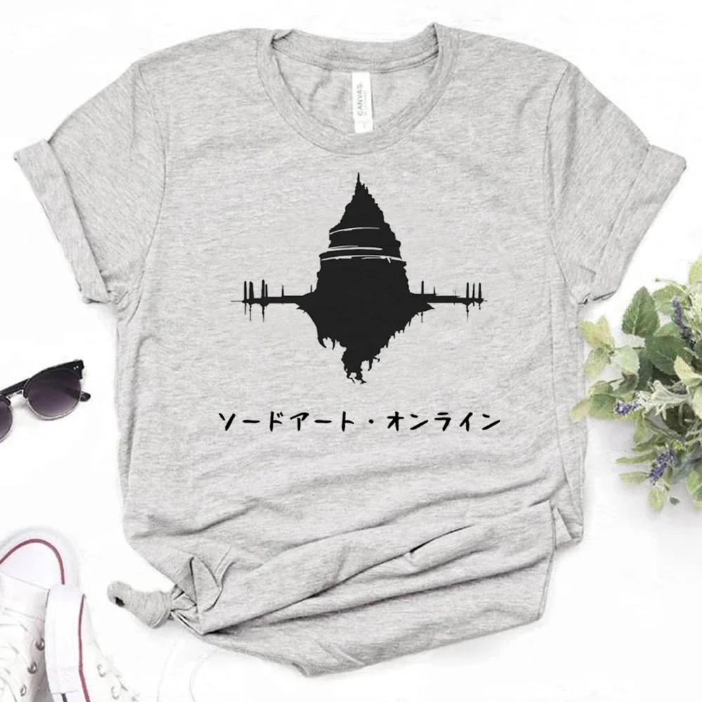 

Sword Art Online Tee women manga t shirt female anime 2000s Japanese clothes