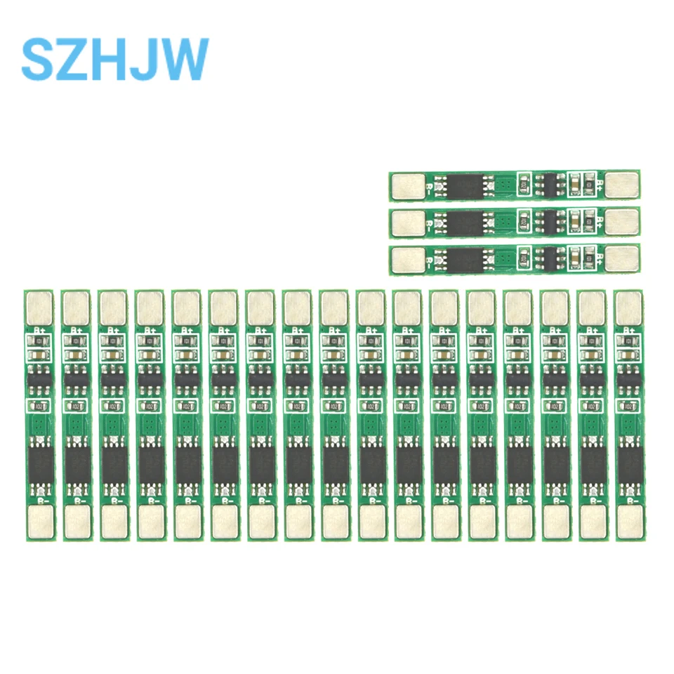 1-20pcs Single - String 18650 Battery Polymer Lithium Battery Protection Board 3.7V IC 2A 3A