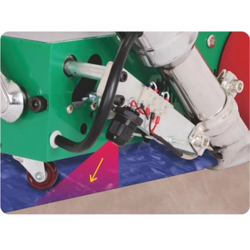 20-700℃ Printing cloth splicing machine 1800W Automatic PVC Banner Tarpaulin Tents Welder Welding Machine Heat Jointer Plastic
