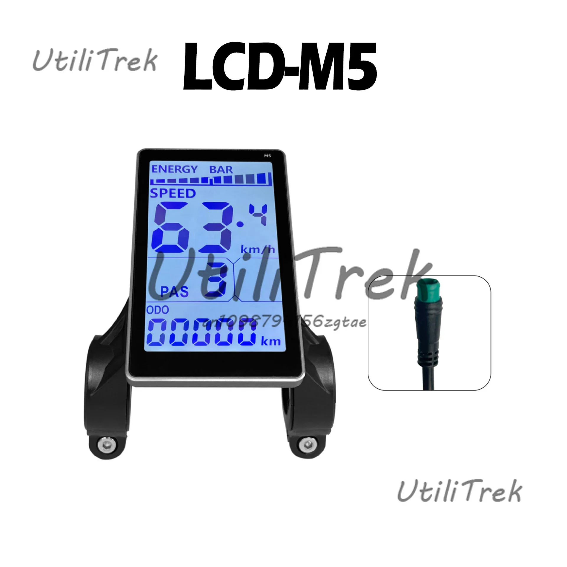 

Аксессуары для модификации литиевой батареи для горного велосипеда, электрический скутер LCD-M5, интеллектуальный ЖК-метр/водонепроницаемое соединение