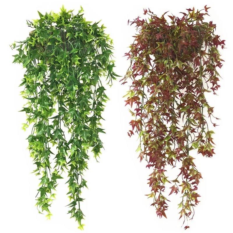 80cm Artificial Ivy Wall Hanging Rattan Artificial Hanging Fake Plants Indoor and Outdoor Wall House Decoration