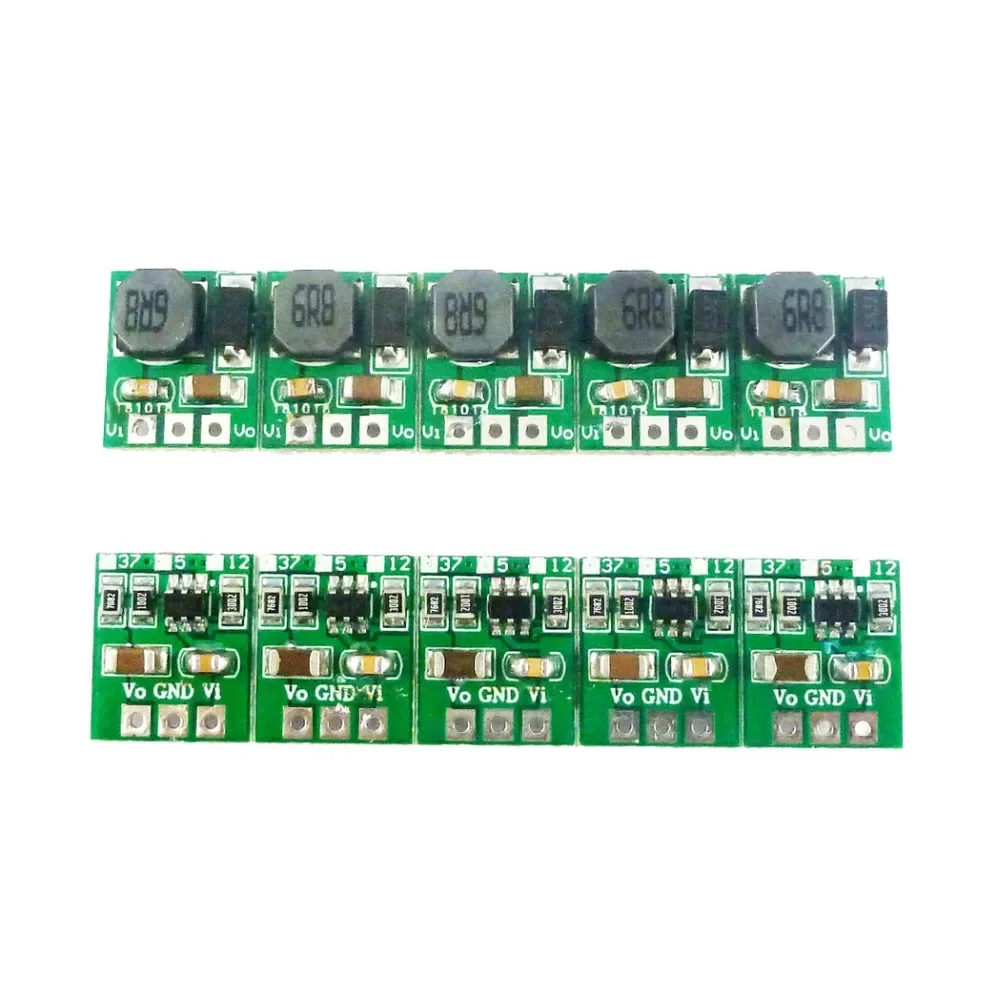 

10 Pcs DD0512MA Mini 5W 2.6-6V to 3.7V 5V 12V Boost Voltage Regulator Module DC-DC Step-up Converter Board