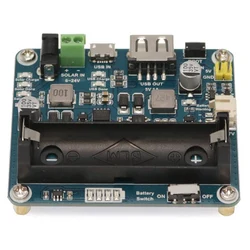 Waveshare Solar Power Management Module for 6V-24V Solar Panel,Supports MPPT Function,USB Connection Battery Charging