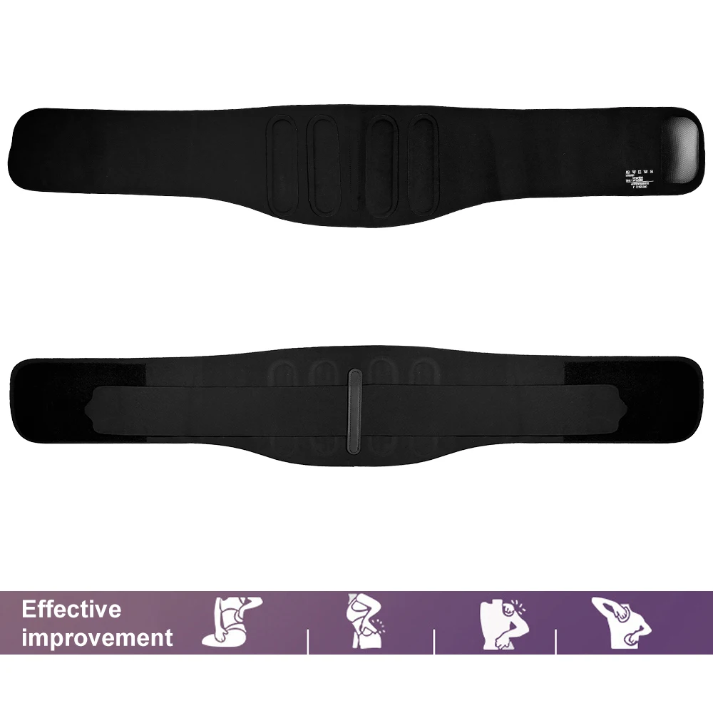 KEERUNNP 1 قطعة حزام دعم قطني رفيع للغاية لآلام أسفل الظهر ، دعامة ظهر قابلة للتنفس لتخفيف عرق النسا ، للرجال والنساء في العمل في المنزل