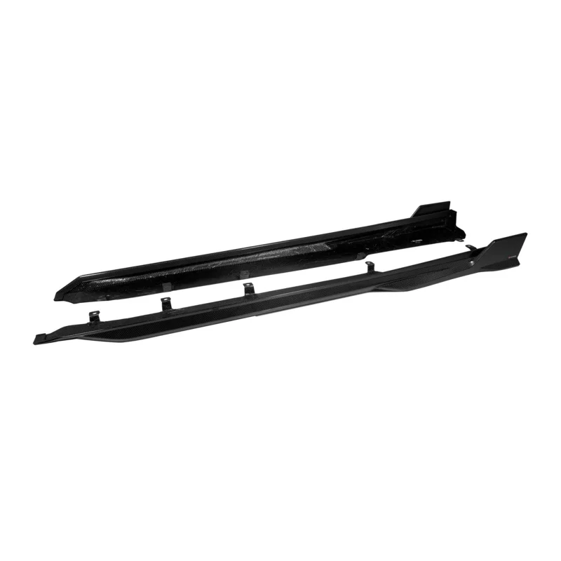 For BMW X5 G05 X5M F95 LCI 2020+ SQ Style Dry Carbon Fiber Side Bumper Skirts