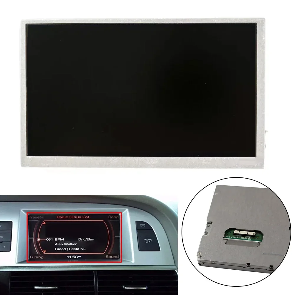 7 Inch LQ070T5DR02 Display for MMI 2G High Systems Direct Replacement for Models For A4 A6 and A8 with OEM Number