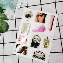 luxury DlY 3D phone case dome epoxy sticker personalized resin ipad label popular decorative crystal gel logo jelly cute shapes