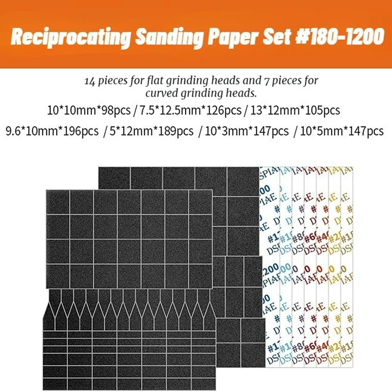 ABRE-Reciprocating Detail Sander,USB Charging Sanding Pen,3 Speed Adjustable Colorful Cordless & Self-Adhesive Sandpaper