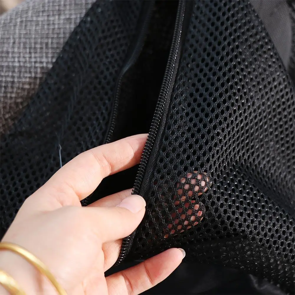 Mesh Foldable Mesh Swimming Bag Waterproof Dry Wet Separation Beach Storage Bag Handbag Zipper Basket Storage Bag Swimming Pool