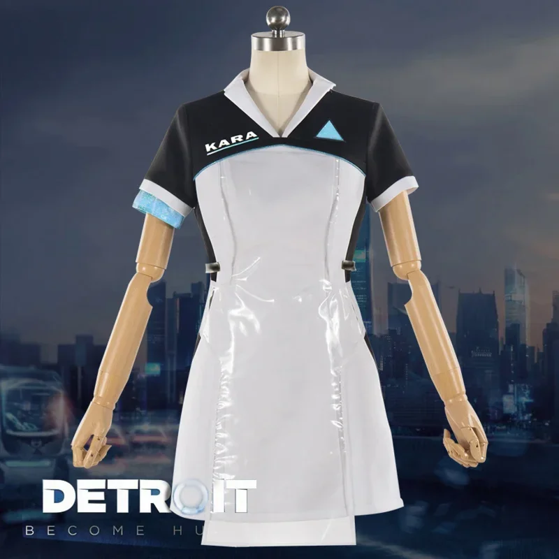 New Game Detroit: Become Human Connor KARA Cosplay Costume Code AX400 Agent Outfit Girls Unifrom Cosplay Costume for Halloween