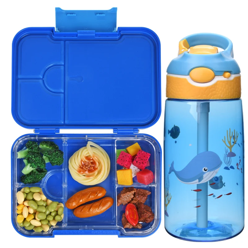 Food grade intelligent bap free partition compartment portable lunch box Kindergarten lunch box Children and adults lunch box