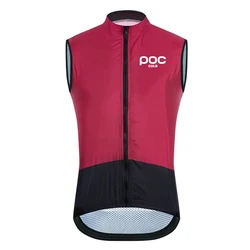 2024 Nieuwe Culb Poc Road Cycling Pak Nachtrijlicht, Winddicht, Waterdichte Lading Tank Top, Gekleurd Vest