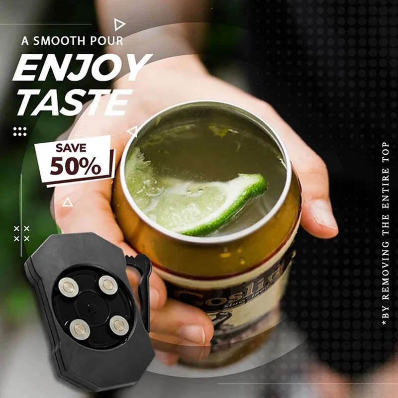 

Multifunctional Can Opener Creative Portable Rotary Bottle Opener For Cans Beer Beverage Cola Openning