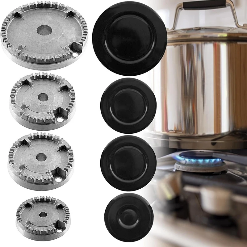 Universal Burner Crown Flame Cap Oven Cooker Hob Gas For CDA,Flame Burner Cap Crown Fits All Between Sizes