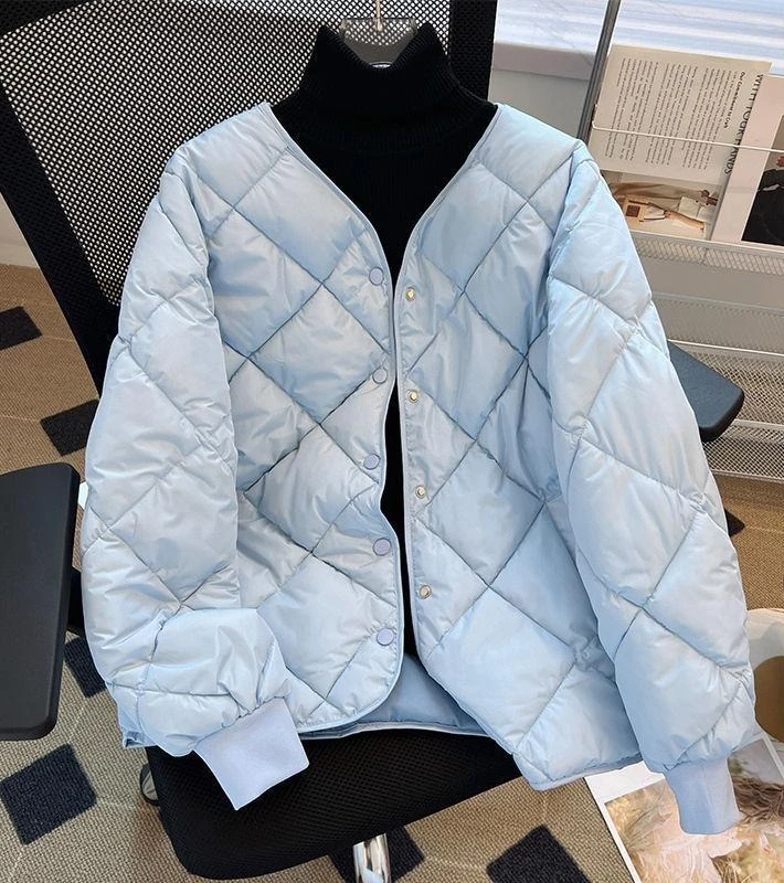 2025 New Autumn and Winter Outerwear  Lightweight Bread Jacket  Short Cotton Jacket  Women's Loose Cotton Jacket