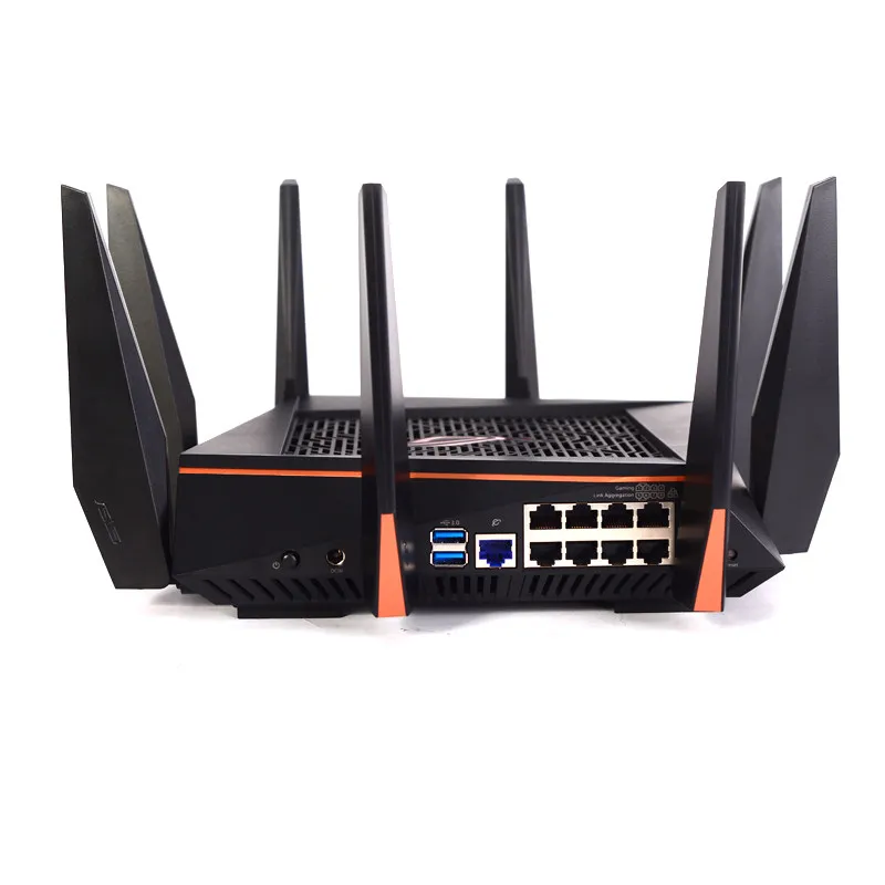 used ASUS GT-AC5300 AC5300 Tri-Band 5334Mbps Gaming Wi-Fi Router, Whole Home WiFi Mesh System 1.8GHz 2.4GHz and 5 GHz