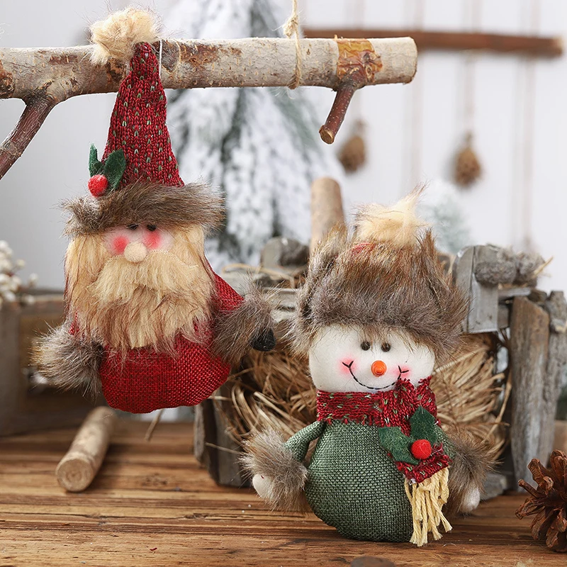 Marionnette de bonhomme de neige sans visage pour Noël, gnome de Noël, vieil homme, beurre, joyeux Noël, décorations pour la maison, ornement de Noël, nouvel an, 1PC