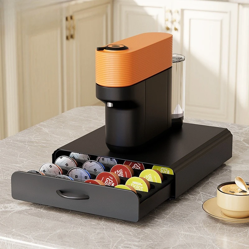 

Ящик для хранения кофейных капсул на 40 капсул, многофункциональная подставка для кофемашины