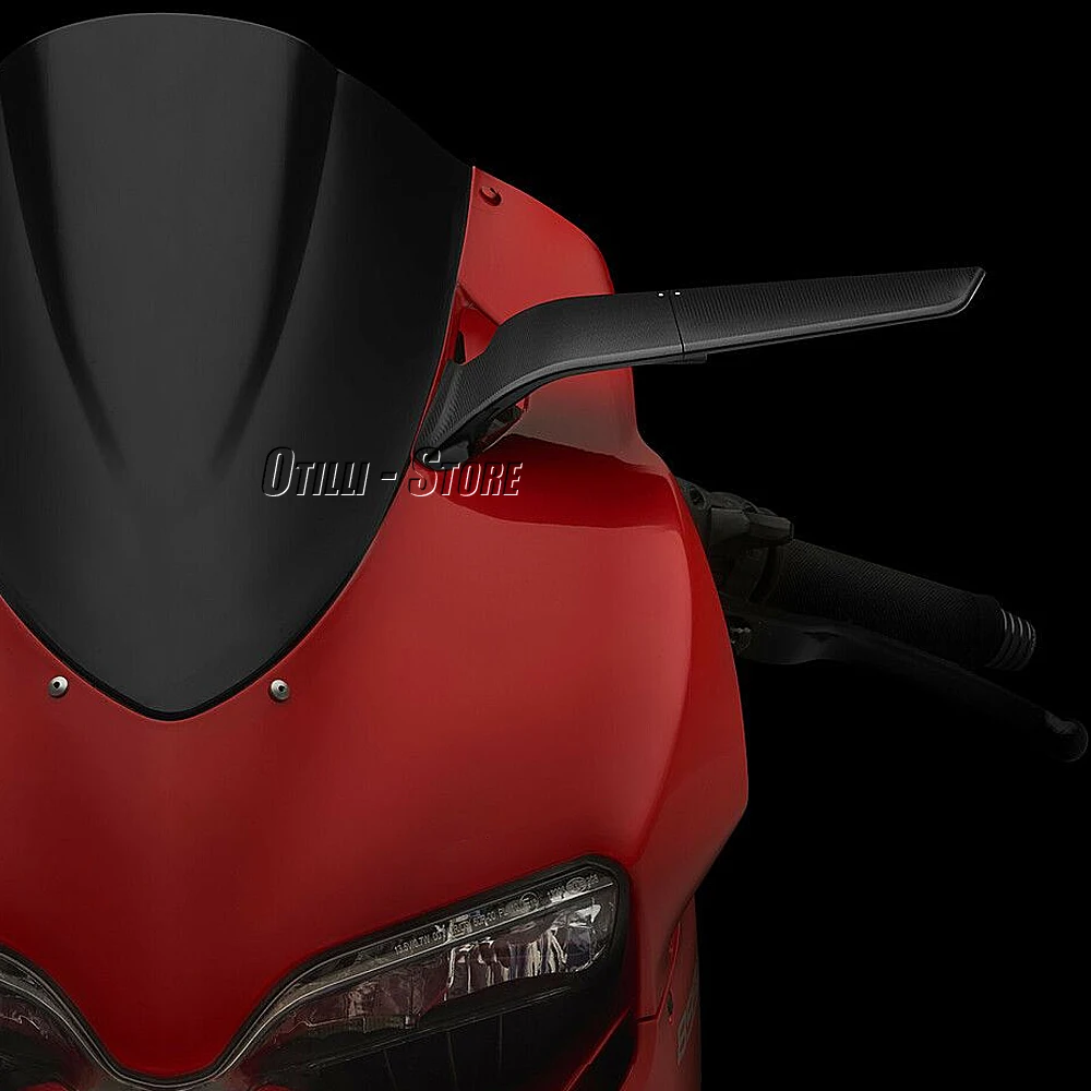 Motorcycle Rearview Mirrors Wind Wing Adjustable Rotating Side Mirrors For Ducati Panigale 1199 S Tricolore PANIGALE 899 ABS