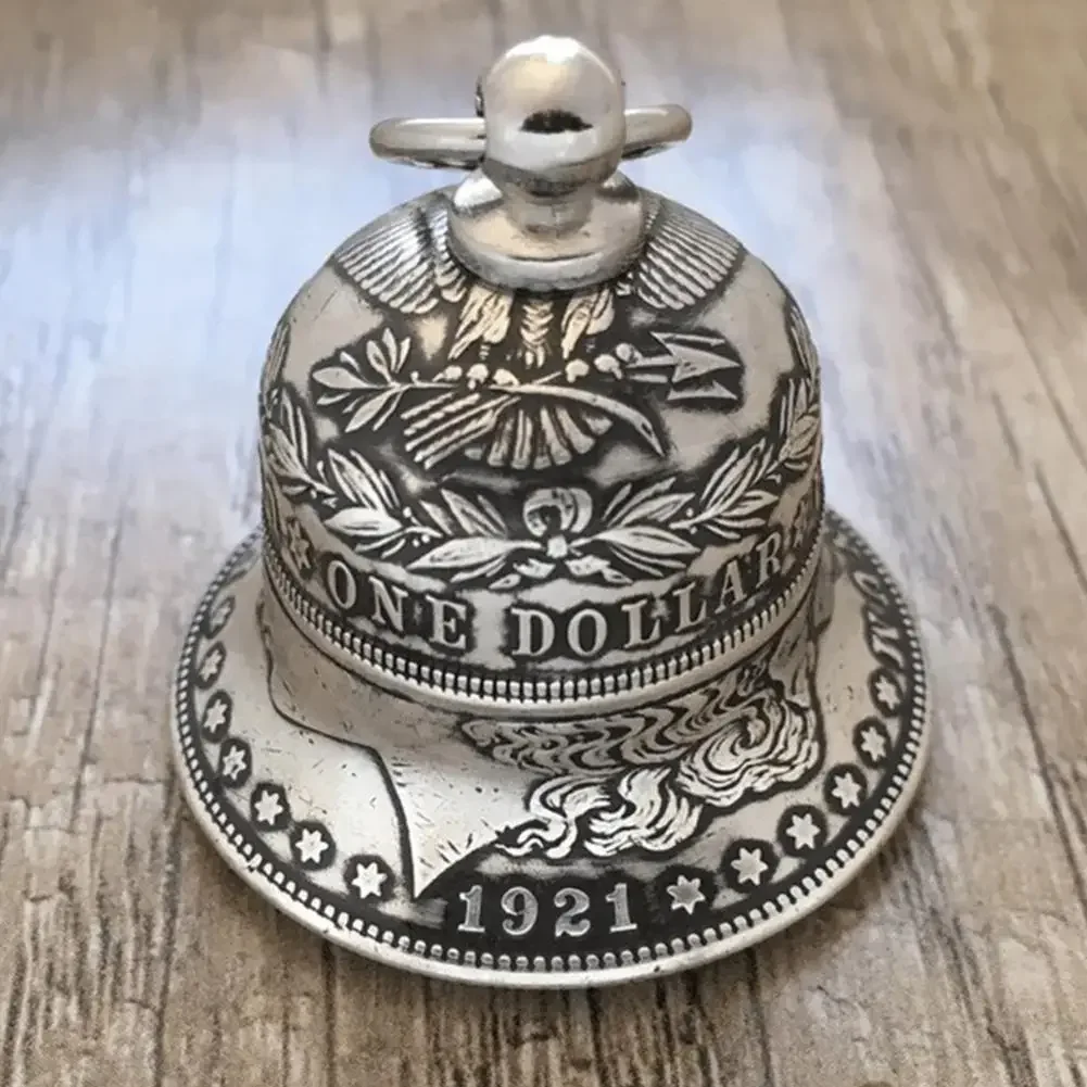 Neue Morgan Silver Dollar Glocke, Amerikanische Silbermünze, Sammlerstücke, Heimdekoration, Münzen, Handwerk, Hängende Ornamente, Anhänger