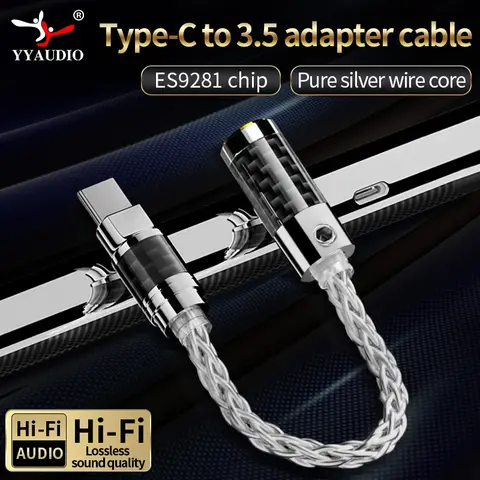 Adattatore Aux da tipo C a 4.4/3.5/2.5mm per Huawei V30 P30 pro Xiaomi Mi 10 Oneplus 7T pro Cavo audio per auricolari da tipo C a jack da 3,5 mm