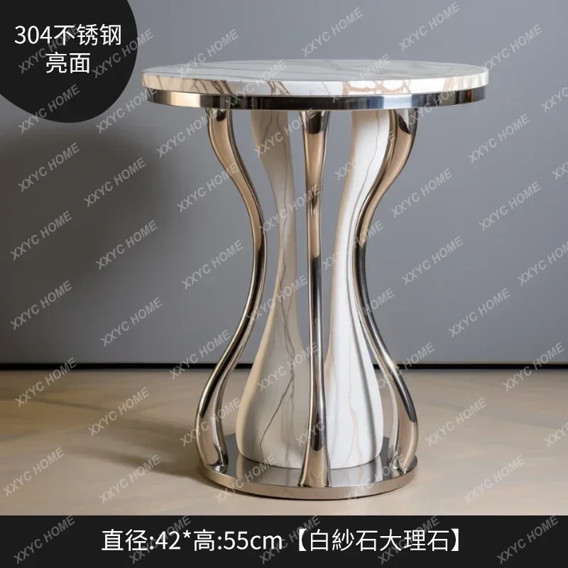ss CSimple modern corner table Italian light luxury coffee table minimalist marble small side table household
