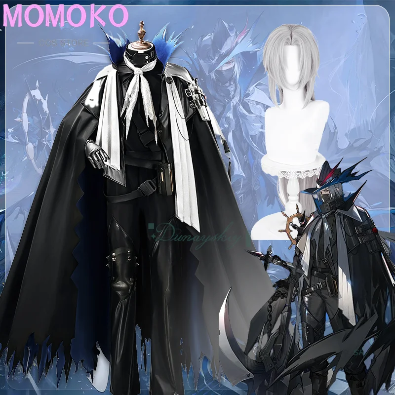 

Arknights Ulpianus Косплей Костюм Игра Фэнтези Одежда Пальто Топ Брюки Обувь Парик Шляпа Аксессуары Полный комплект Платье для Хэллоуина