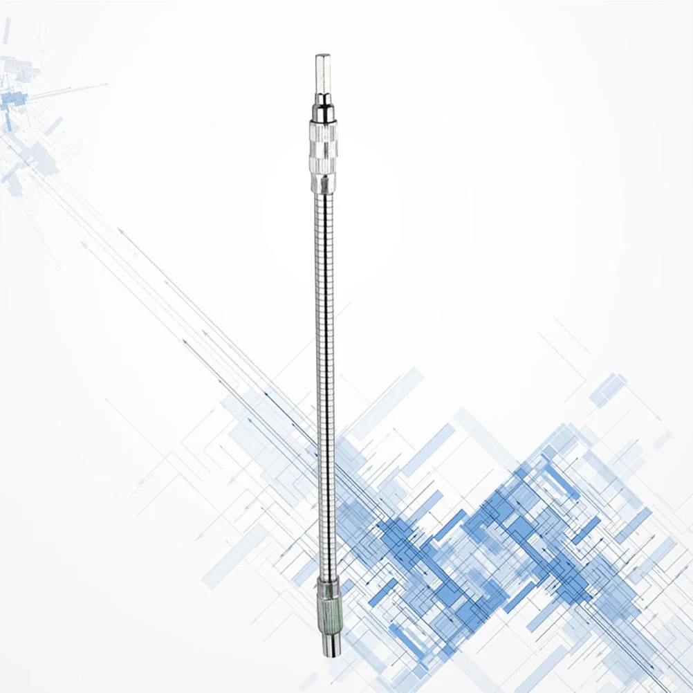 

400Mm Electric Screwdriver Flexible Axle Extension Rod For Rechargeable Drill Auto Repair Tool Hex Shank Bit Adapter Silver