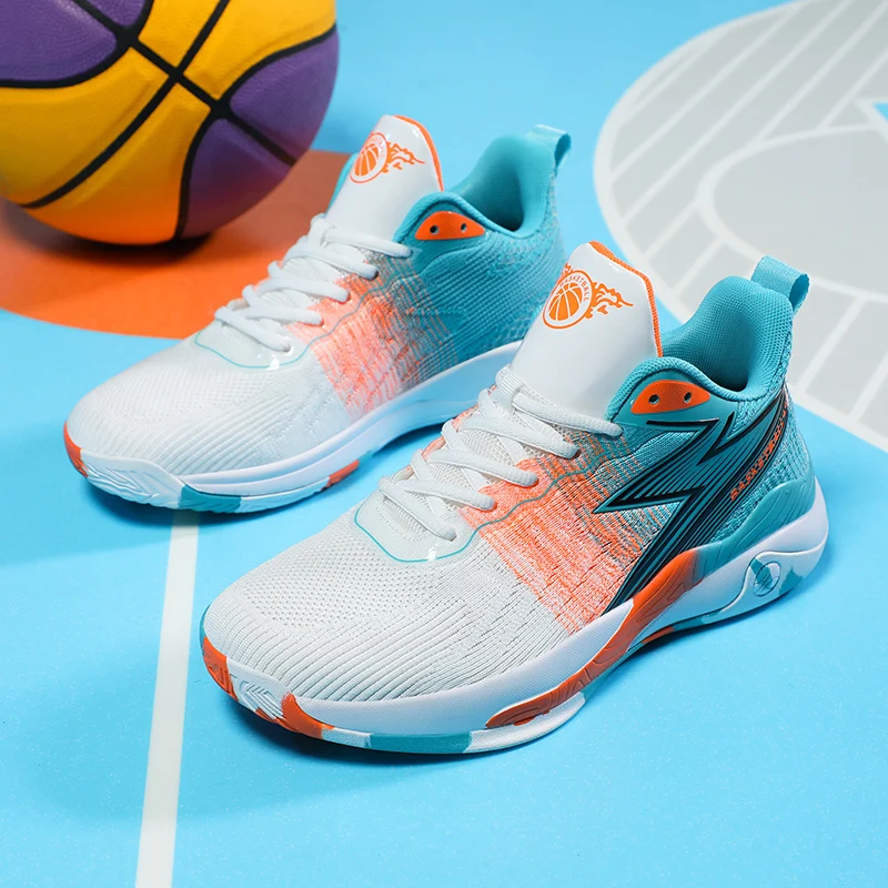 

Men's basketball shoes have sound friction, anti slip, wear-resistant, lightweight and breathable sports shoes