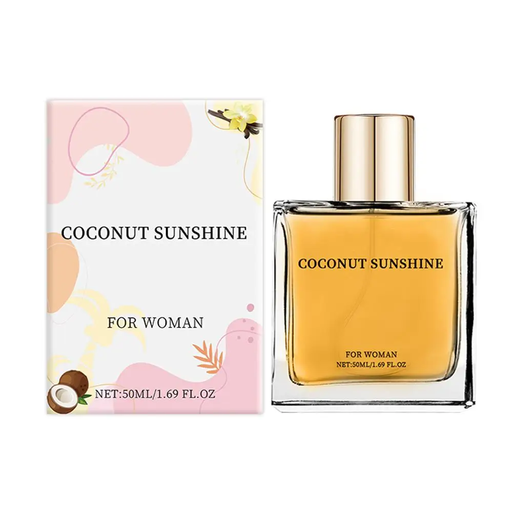 

50 мл легкий ванильный кокосовый парфюм, элегантный привлекательный женский аромат, свежий, стойкий, легкий, удобный парфюм