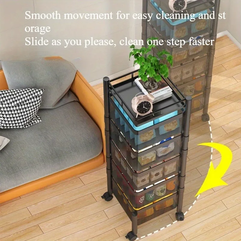 New rotating storage rack multi-function. Household detachable storage basket