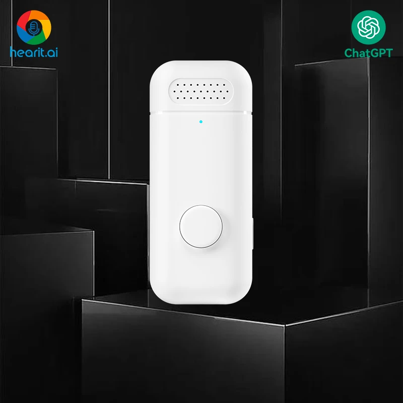 Ces 2025 Chatgpt 4  Wireless Small Translating Studio Lavalier Microphone With Voice Recorder Voice to Text