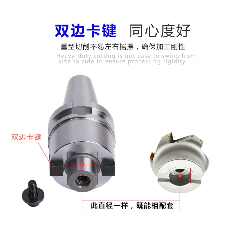 Surface milling shank numerical control shank cutter disk plane accessory