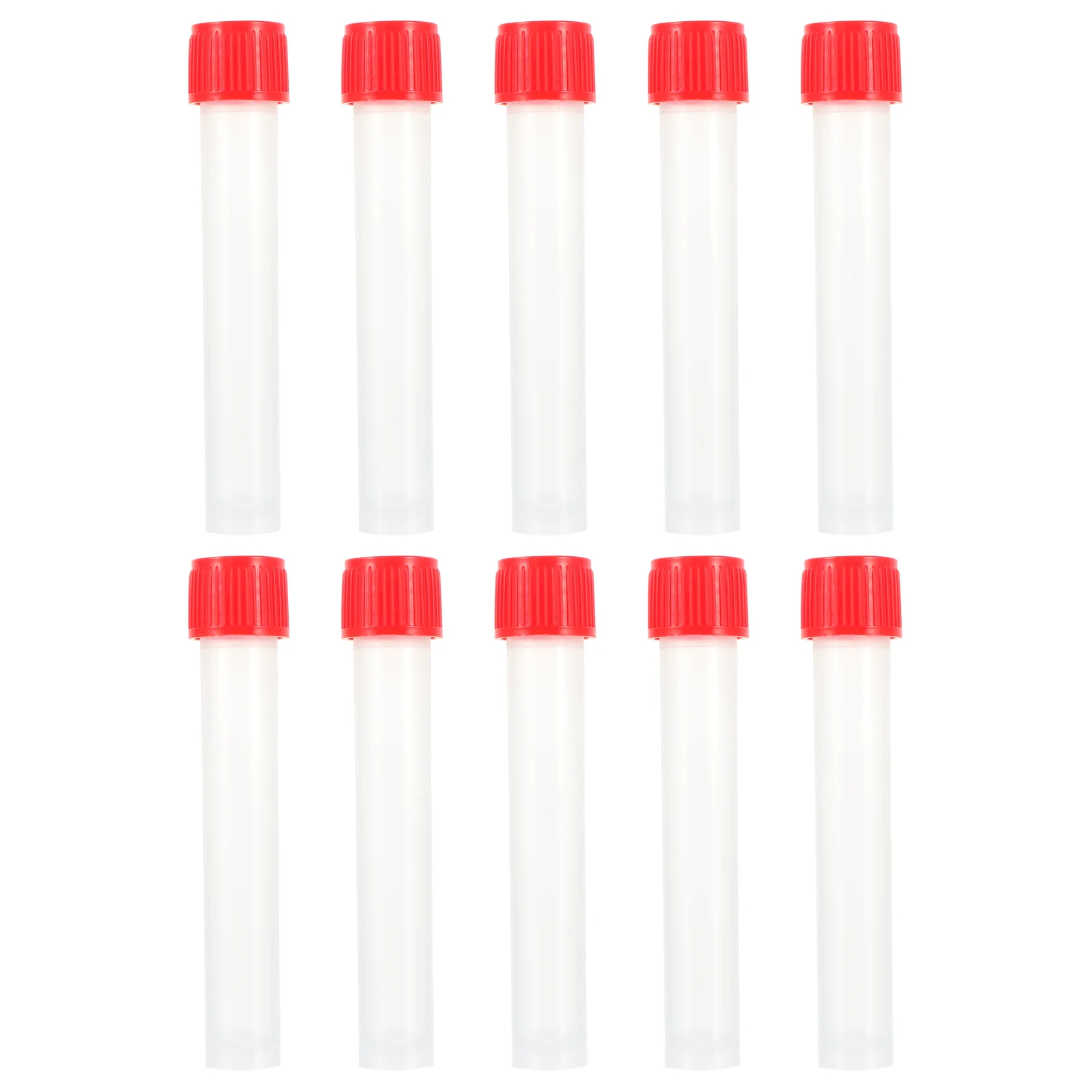 

10 Pcs Sampling Tube Plastic Nasal Swabs Test Specimen Storage Pp Container Testing Tools