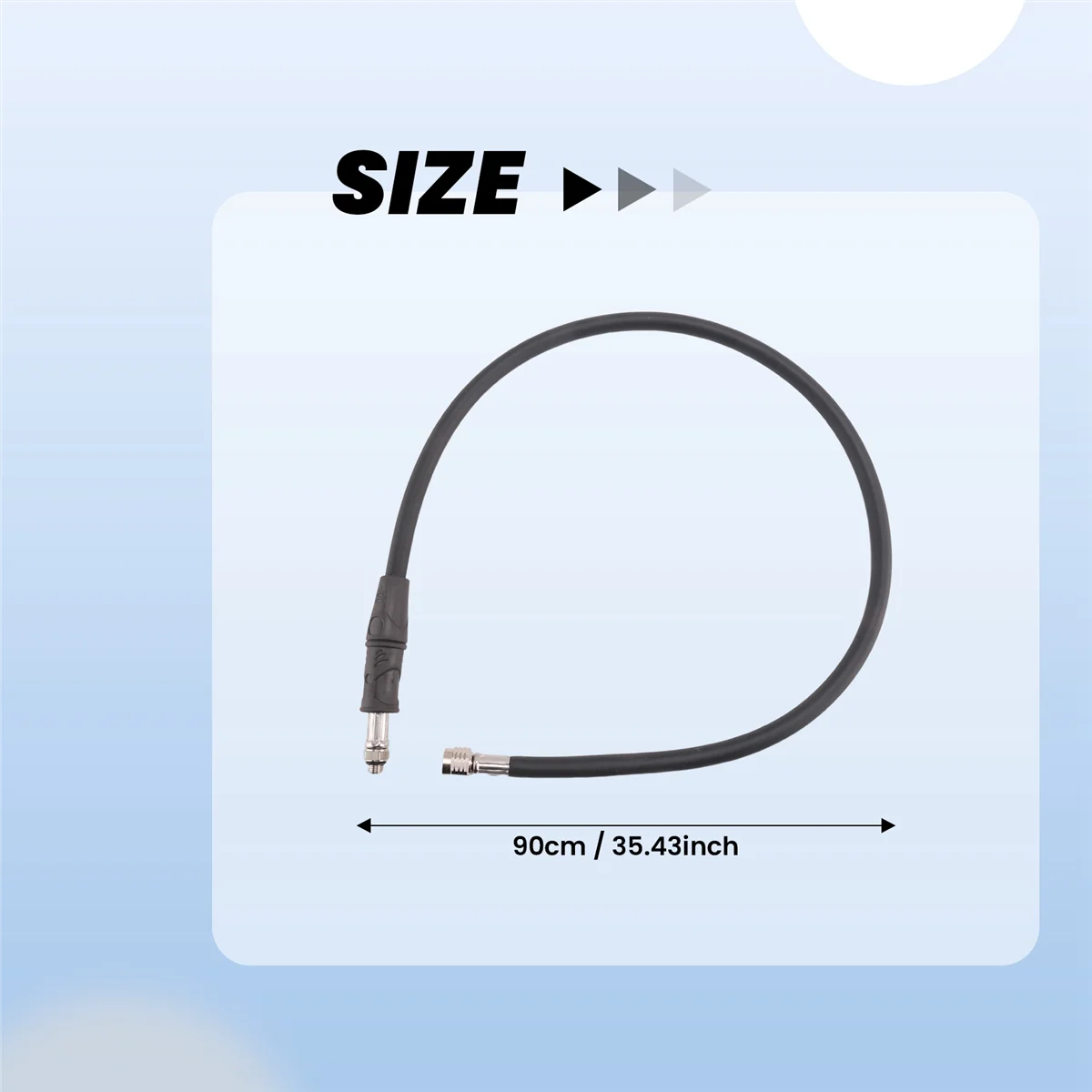 Scuba Diving BCD Medium Pressure Hose Scuba Diving Regulator for 2Nd Gauge Breathing Regulator XQ