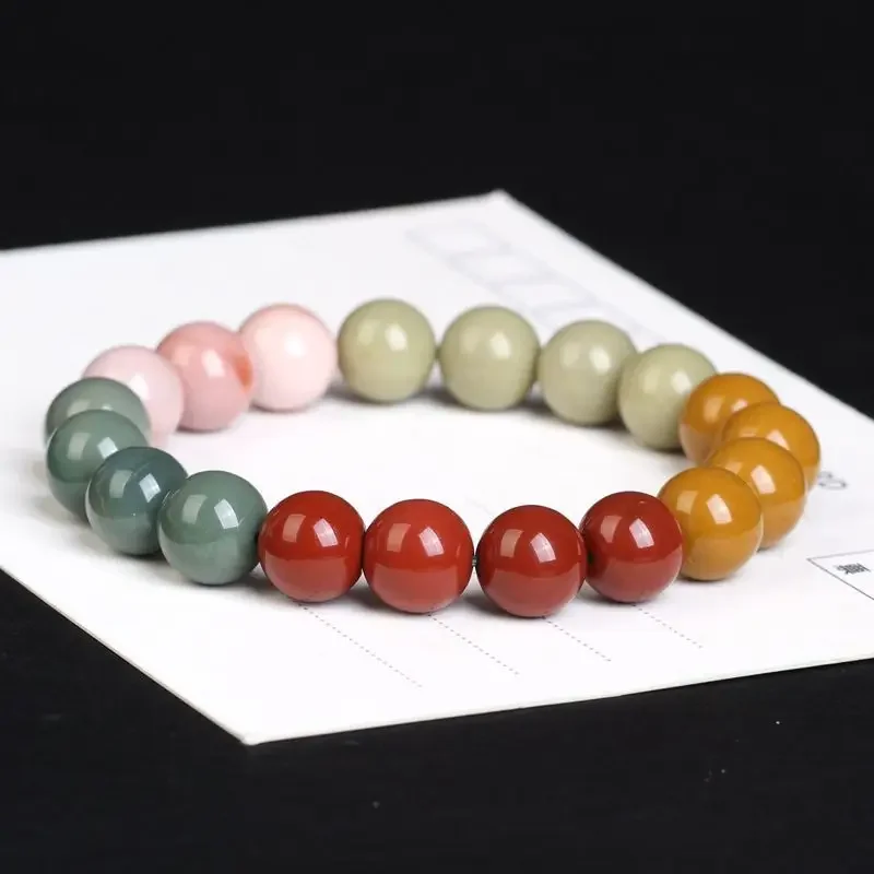 8/10/12/14MM Natural Multi-Gemstone Agate Bracelet Unisex Fashion Statement for Couples Agate Jewelry for Lovers Agate Bracelet