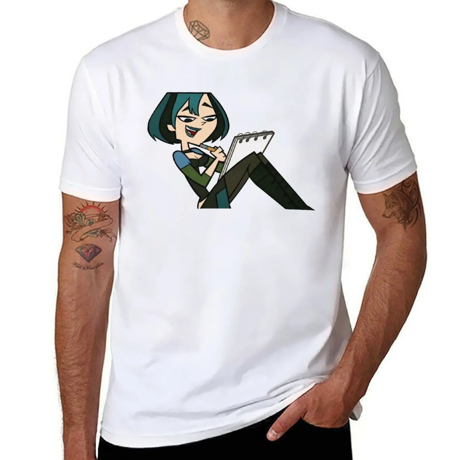 

Gwen notebook - Total Drama T-Shirt t shirt man cotton t shirt personalised T-Shirt