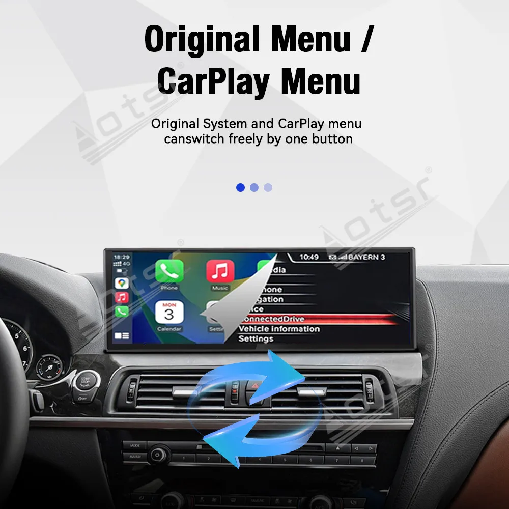 14.9 Inch Linux Android Auto Carplay For BMW 6 Series E63 E64 F06 2004~2017 Car Multimedia Automotive GPS Car Radio Head Unit