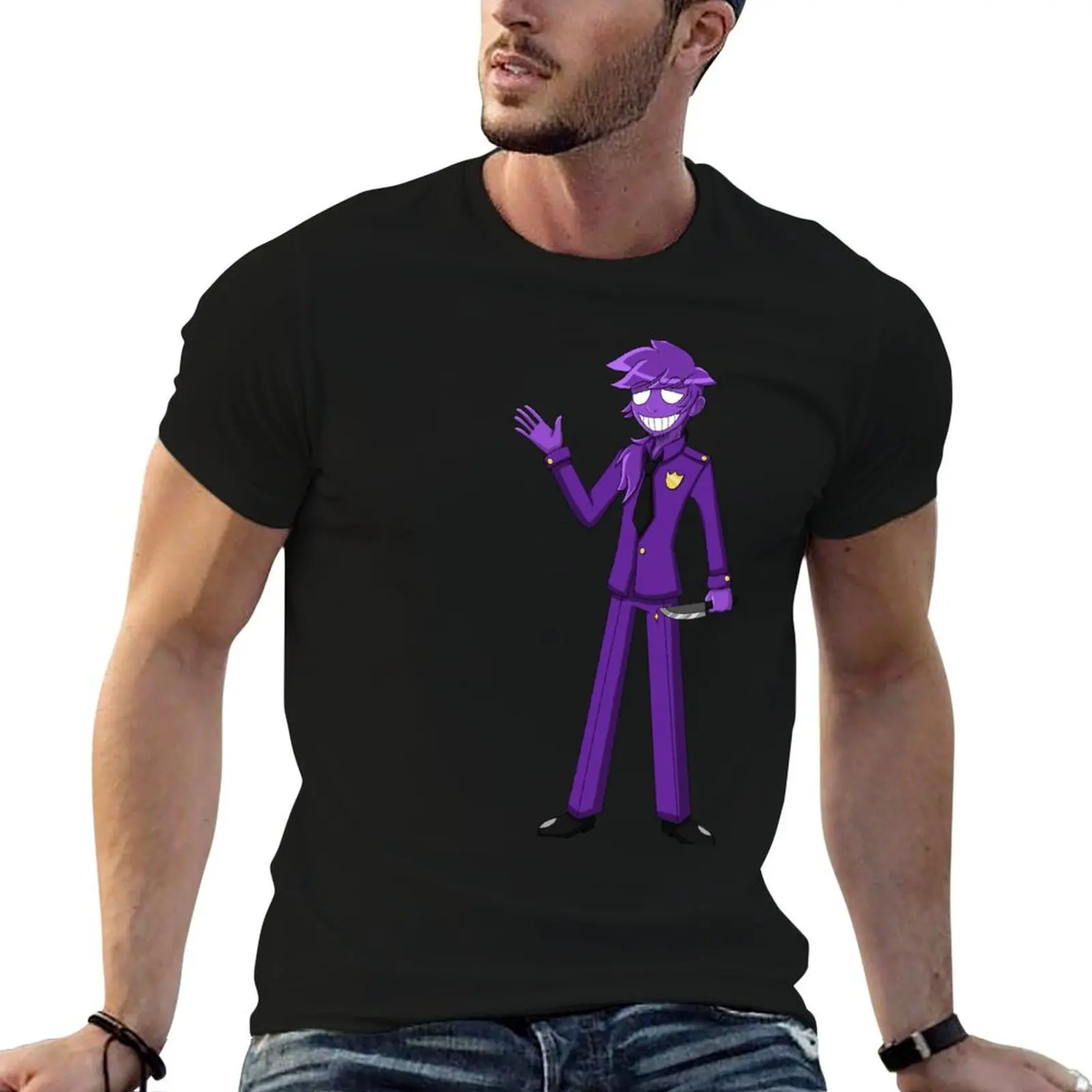 

Purple Guy - William Afton T-Shirt man t shirt luxury man t shirts for men funny t shirts cotton T-Shirt