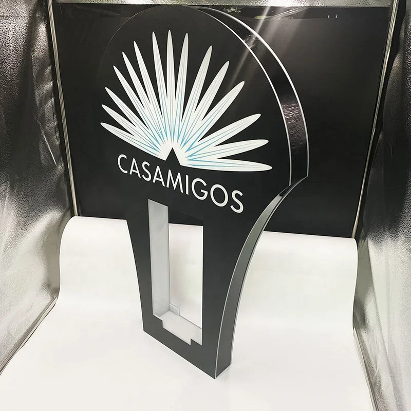 

Customized logo Casa-migos Bottle Presenter Led Acrylic Gorifier For Nightclub Lo unge Bar