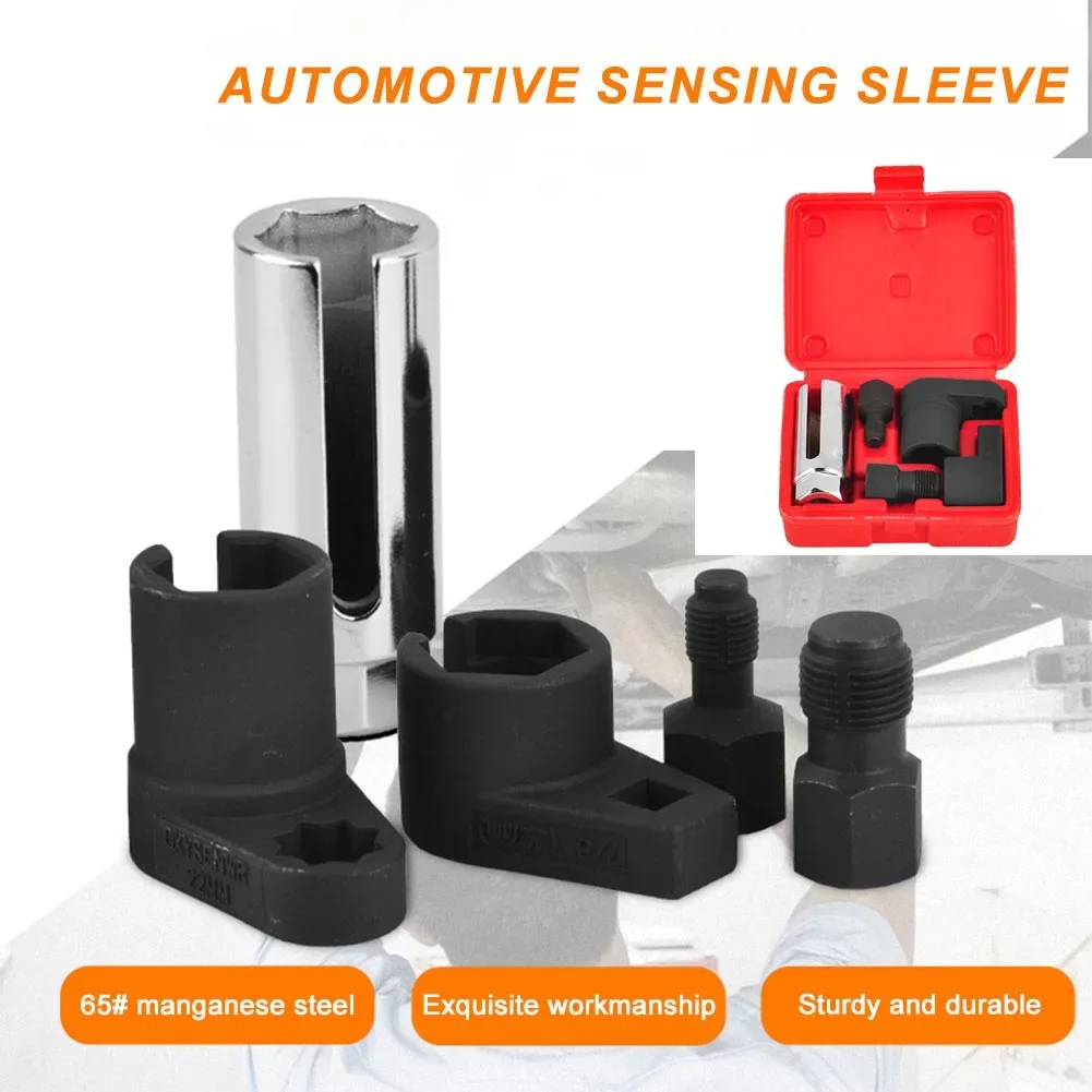 

5Pcs Oxygen Sensor Wrench Kit for Auto O2 Socket Removal Install Offset Oxygen Vacuum Sensor Socket Kit Vehicle Repair Tools