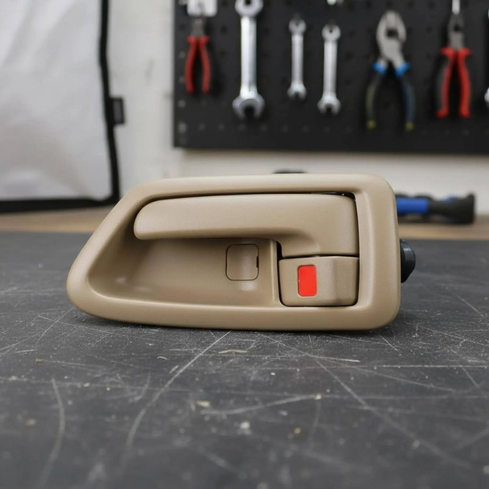 2 Pieces Inner Door Pull Handle Long-Lasting ABS Material Inside Door Handle Assembly Automotive Part for Auto Restoration